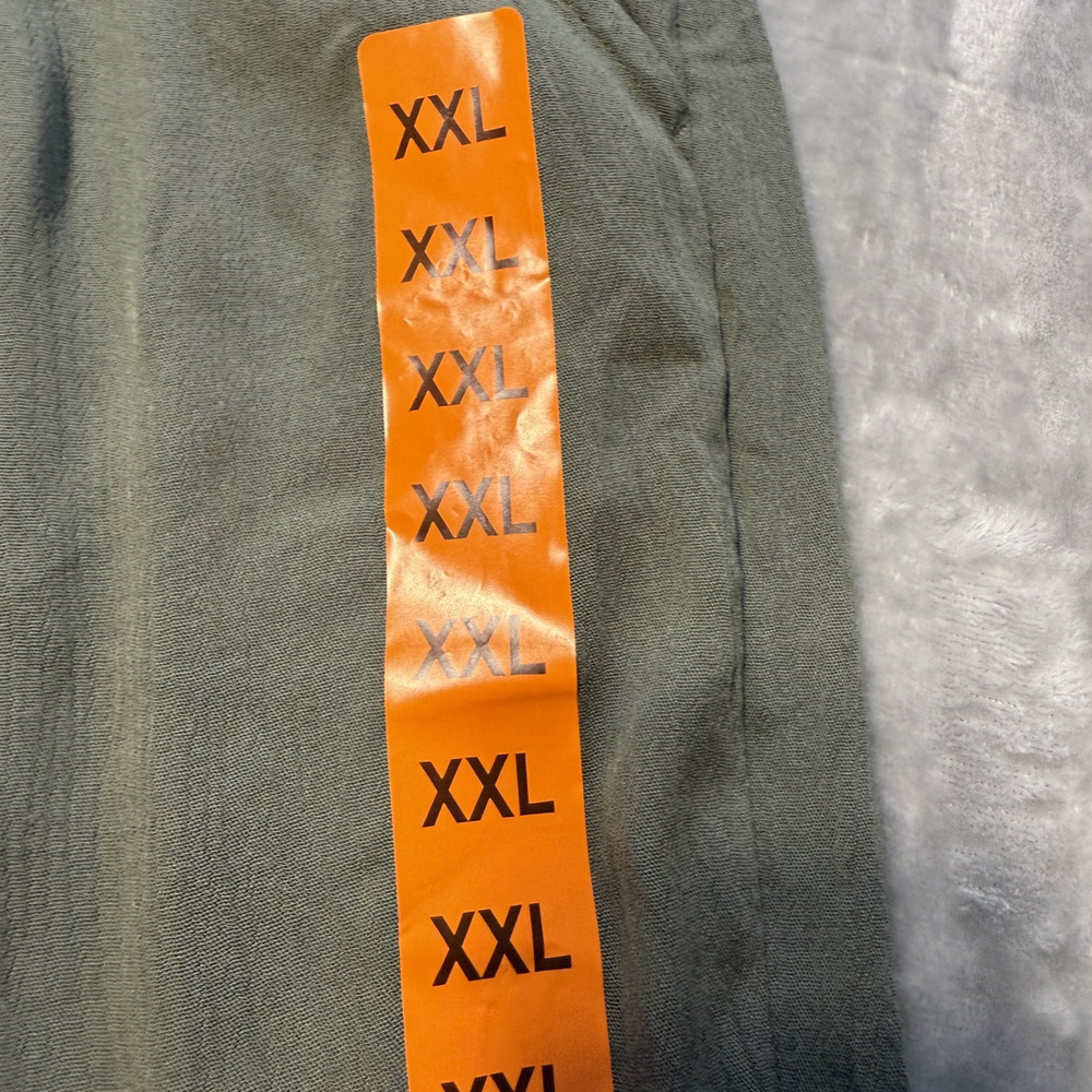 Three Dots Pants Womens XXL Green Elastic Pull On Wide Leg Pockets Rayon NWT - Picture 4 of 12